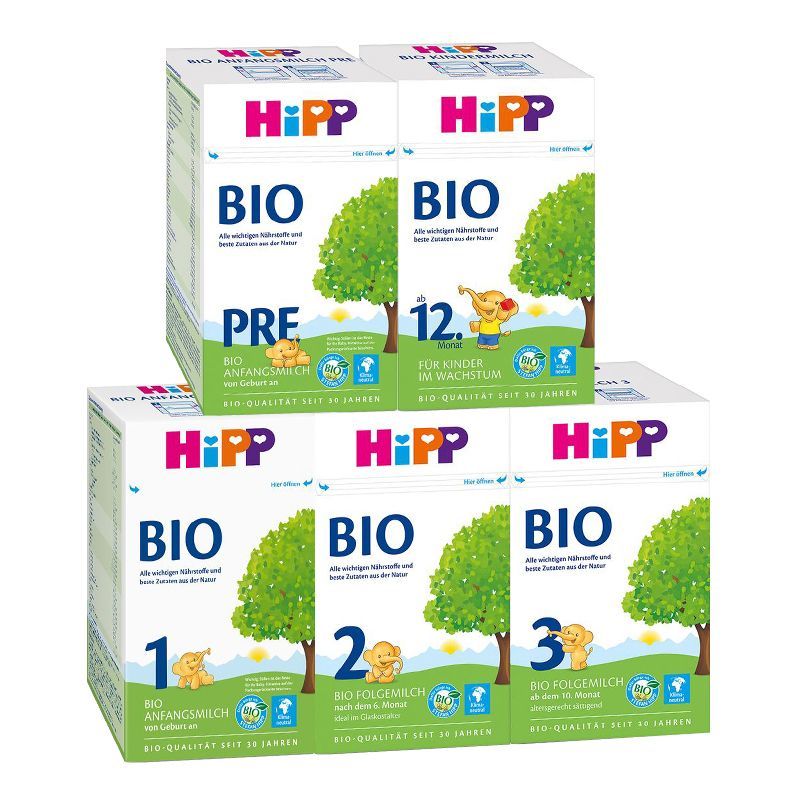德国喜宝(Hipp)有机配方3段BIO奶粉600g/盒 进口婴幼儿三段奶粉 适合10-12个月宝宝高清大图
