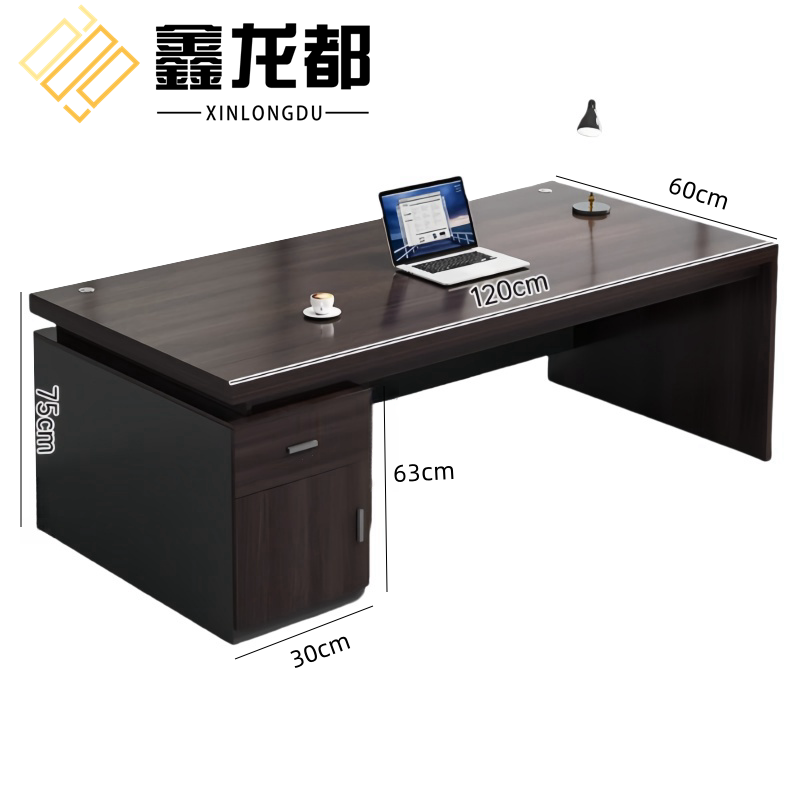 鑫龙都职员桌木质高清大图