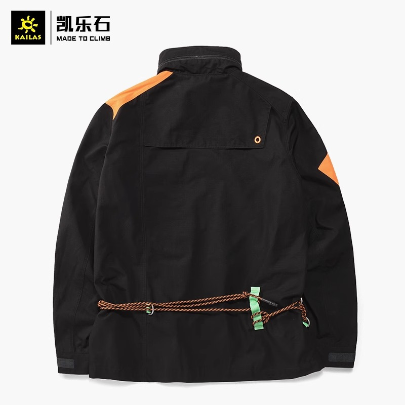 凯乐石户外运动时尚防风衣男女同款拼接器械夹克外套春秋季