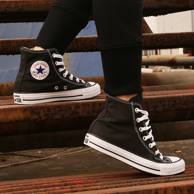 CONVERSE匡威 经典高帮男女帆布鞋休闲鞋高清大图
