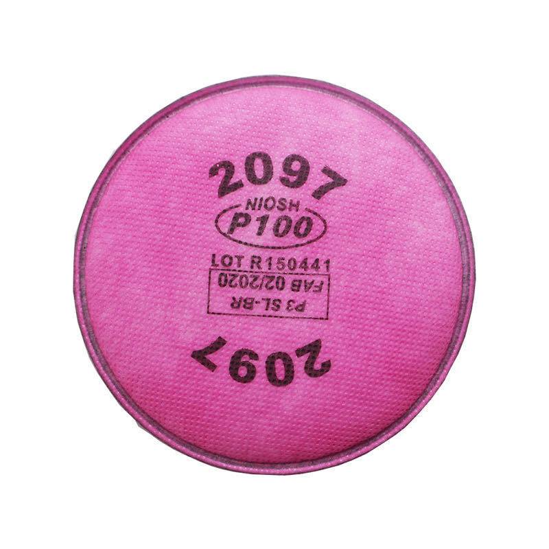 过滤棉2097防尘p100活性炭有机蒸气异味焊烟6200/7502 2097(2个)