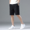 短裤男士夏季薄款棉裤宽松黑色中裤潮流外穿休闲运动五分裤潮莎丞