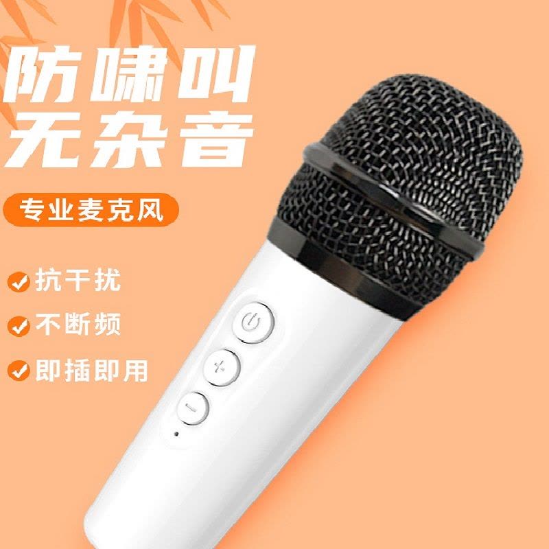 无线话筒防啸叫家用唱歌专用KTV会议主持户外K歌老师上课教学导游麦克风无杂音扩音器通用图片