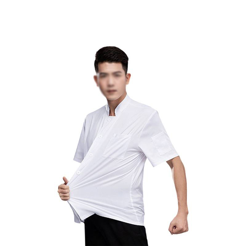 阿祺果 厨师服 白色 件高清大图