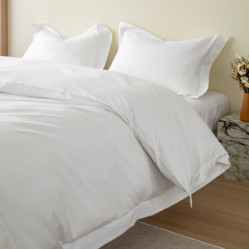 汉司家纺 HANSI-41 120*225cm 纯棉 单被套 (计价单位:件)白色高清大图