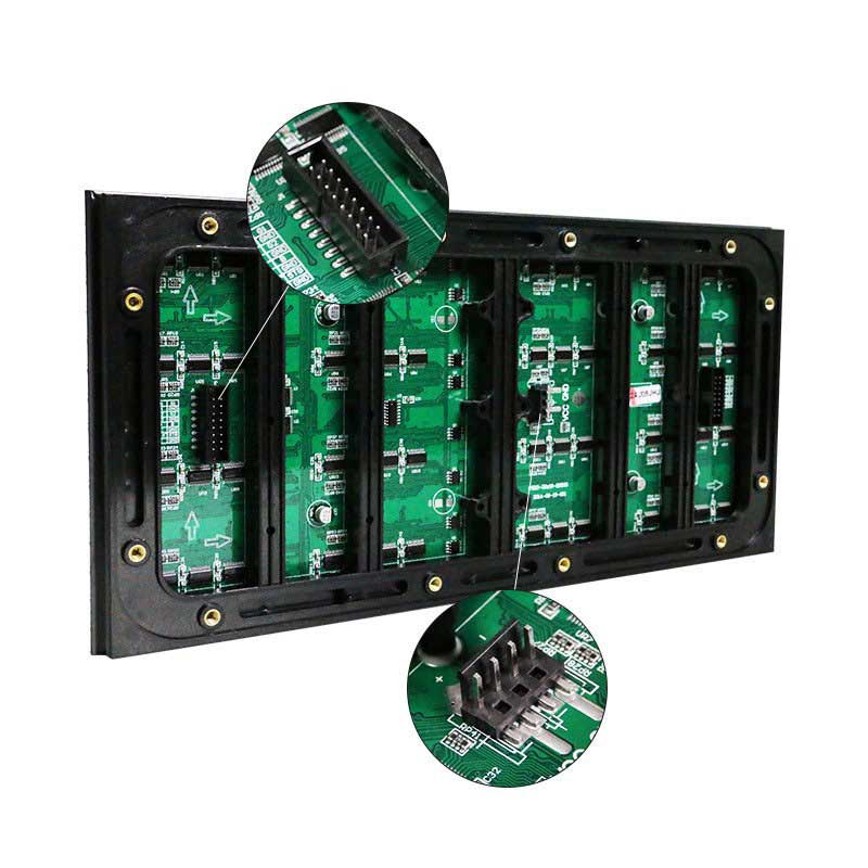 和掌厅CT-LP15 室内户外高亮LED防水滚动门头广告显示屏 不可拼接单色成品走字屏高清大图