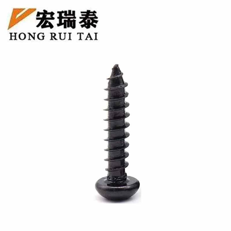 宏瑞泰 黑锌圆头自攻螺丝 M4*15 个高清大图