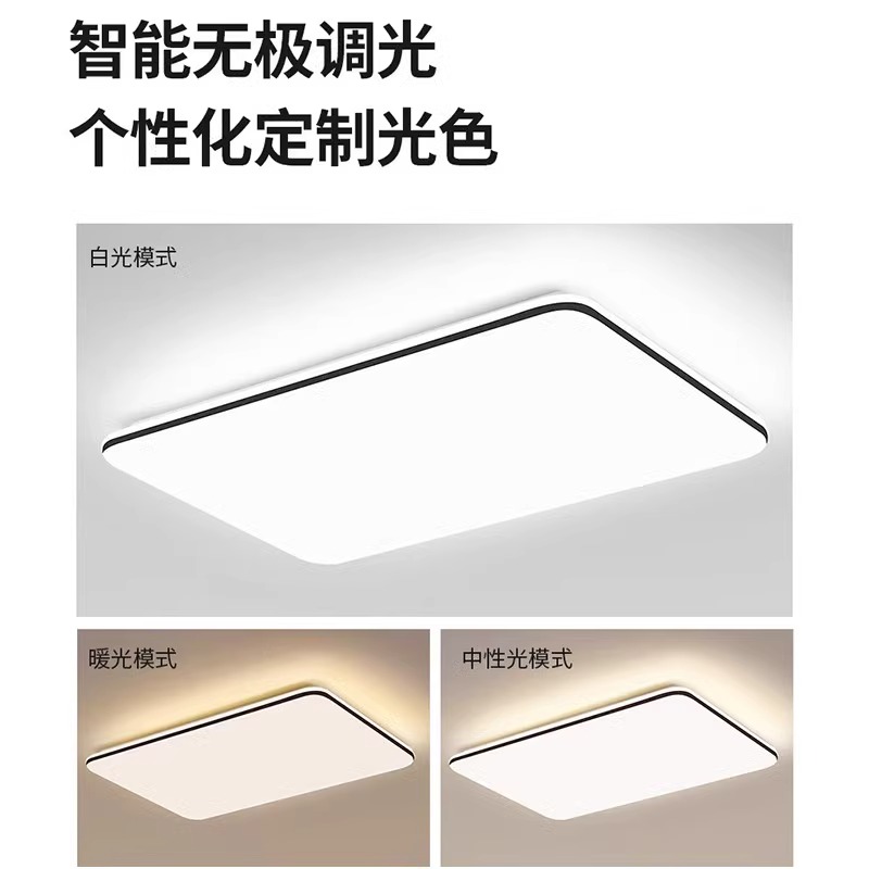 雷士照明NVC [光阴]语音智控吸顶灯客厅灯卧室灯现代简约中山灯具高清大图