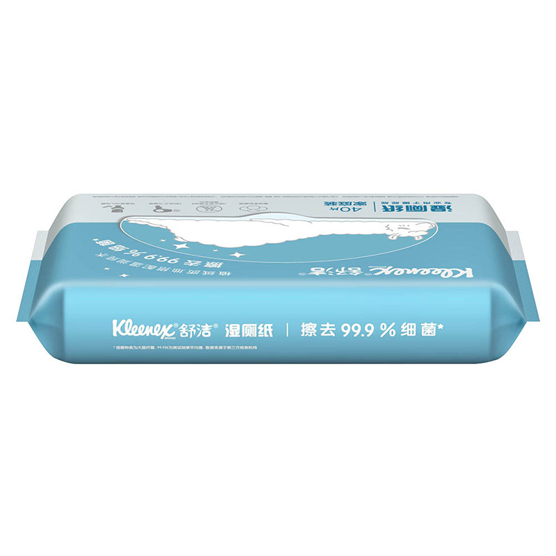 舒洁湿厕纸家庭装40抽
