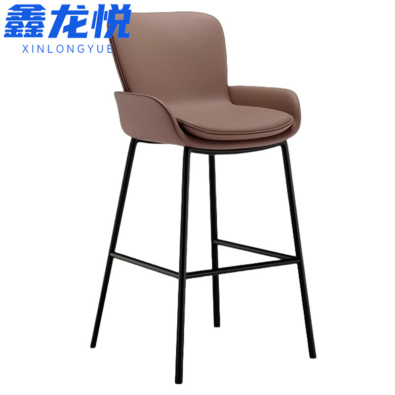 鑫龙悦吧台椅75cm把高清大图