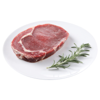 悠司坊澳洲进口原肉整切牛肉生鲜 安格斯原切眼肉牛排180g