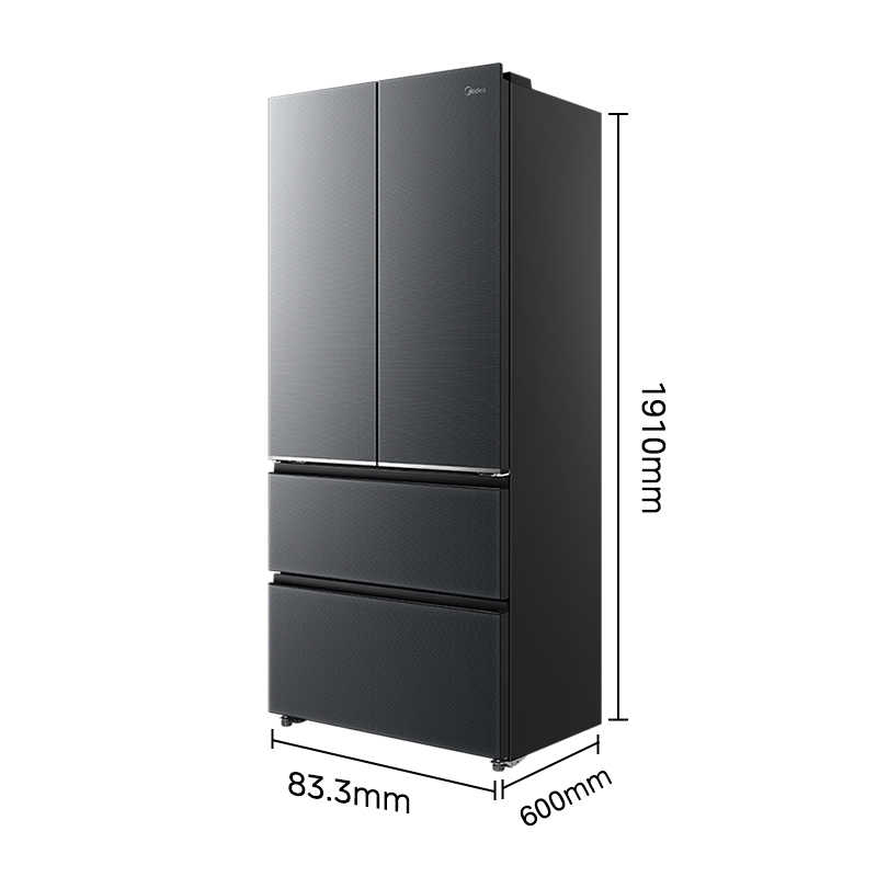 美的 BCD-502WUFGPM云海灰 法式多门冰箱高清大图