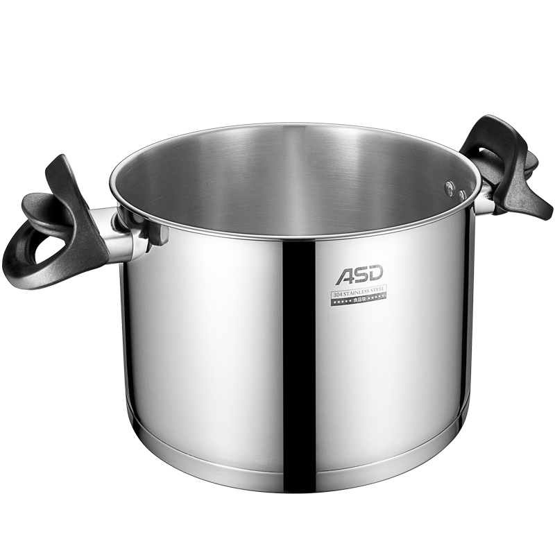 爱仕达汤锅304不锈钢22cm滤水炖锅煲煮面锅大容量ts22h3wg电磁炉明火