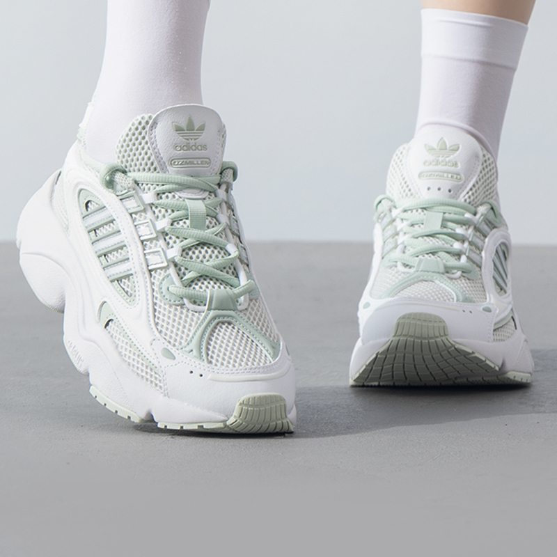 adidas阿迪达斯三叶草女子新款经典轻盈百搭运动老爹鞋休闲鞋IG2087 ZP