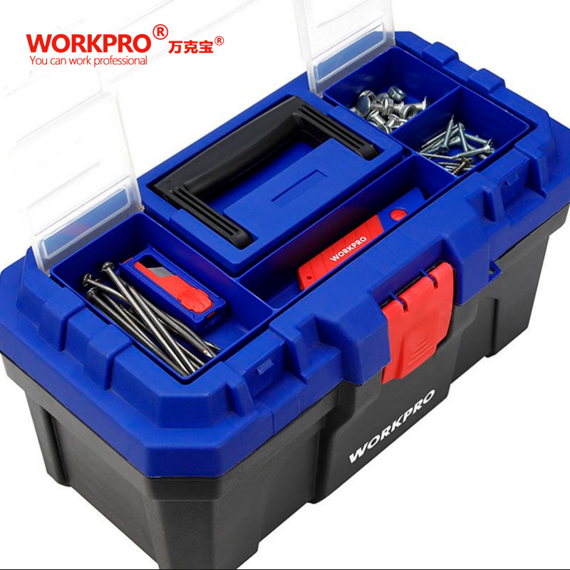 万克宝 17寸加强型塑料工具箱