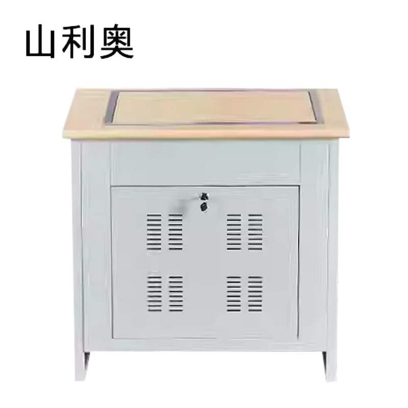 山利奥 多媒体电脑翻转桌椅套装 800*600*800mm/套高清大图