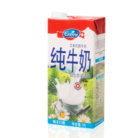 艾美低脂纯牛奶1L*6盒原装瑞士原装进口牛奶整箱 成人学生早餐奶