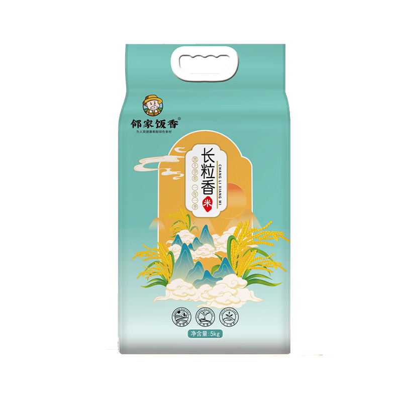 邻家饭香LJFX86-C东北大米 长粒香米 真空双层包装5kg/袋(单位:袋)