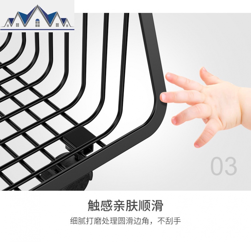 厨房蔬菜置物架放水果蔬菜篮落地多层夹缝架子侧边收纳筐小型家用 三维工匠高清大图