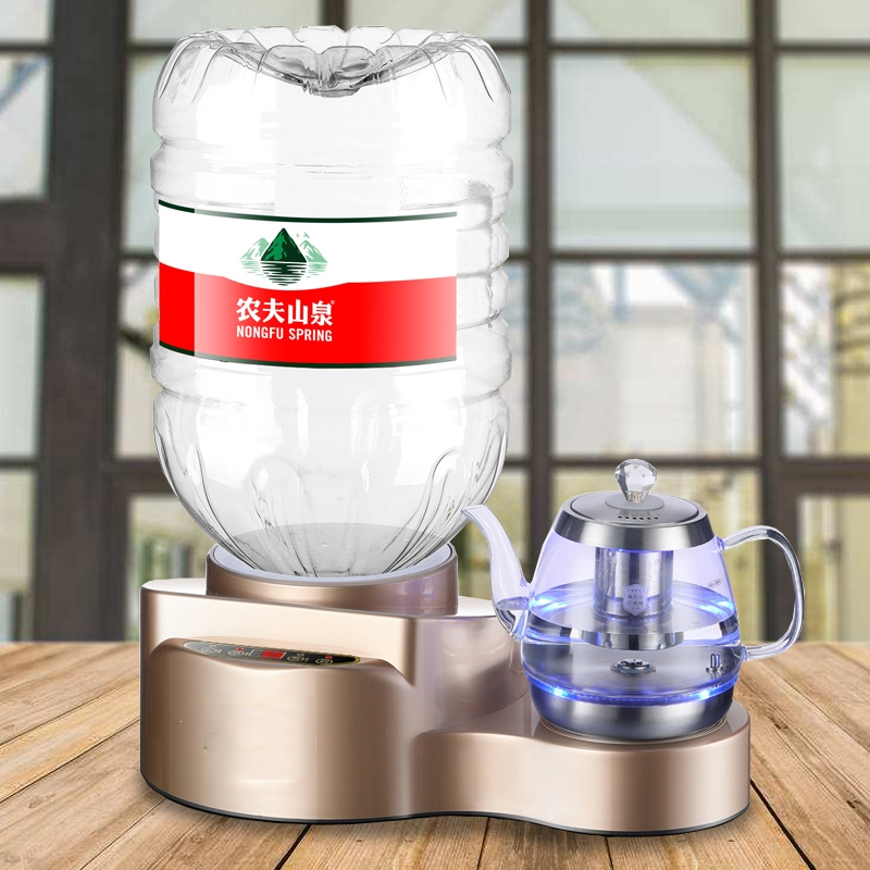古达桌面台式茶吧饮水机家用小型多功能电烧水壶电水壶