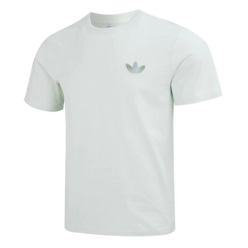 ADIDAS阿迪达斯三叶草短袖T恤运动休闲针织圆领男装IK8682 D