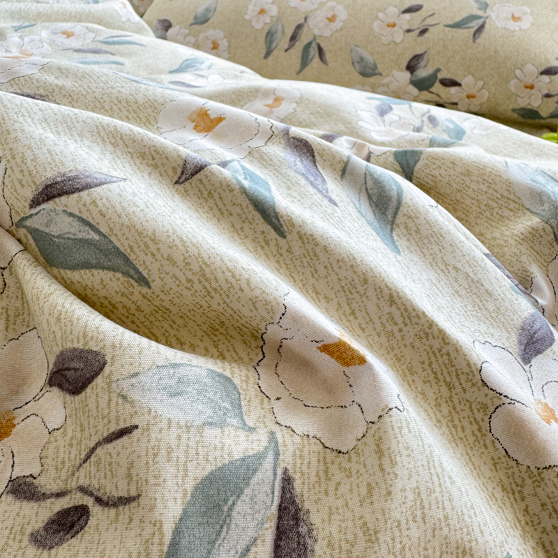 约克罗兰家纺亲肤套件活性优棉四件套高清大图