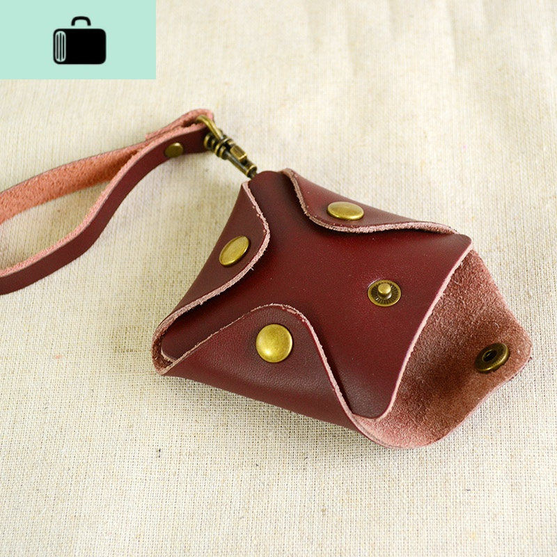 新款创意女可爱小零钱包硬币包男韩国迷你牛皮搭扣个性牛皮小钱包new