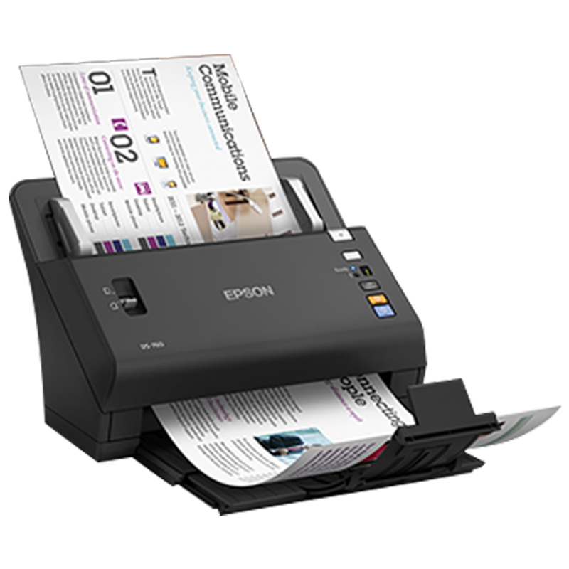 爱普生EPSON) DS-860 A4高速彩色文档自动连续双面馈纸式扫描仪（黑色）
