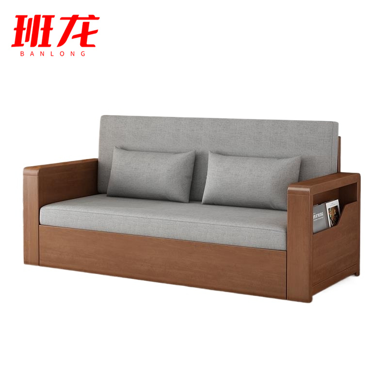 班龙沙发床1.2m带储物张高清大图