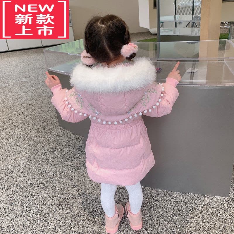 可莉允女童拜年服棉服女宝宝冬装加绒唐装羽绒棉衣儿童中国风过年新年装图片