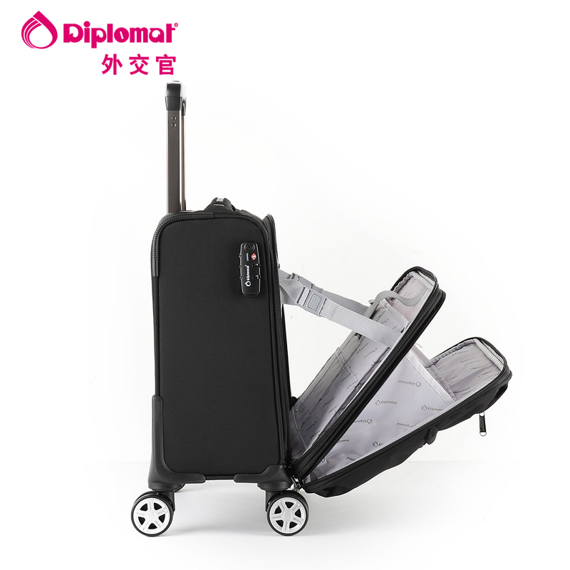 diplomat外交官DE-1558G 16英寸航空箱商场同款商务万向轮登机箱