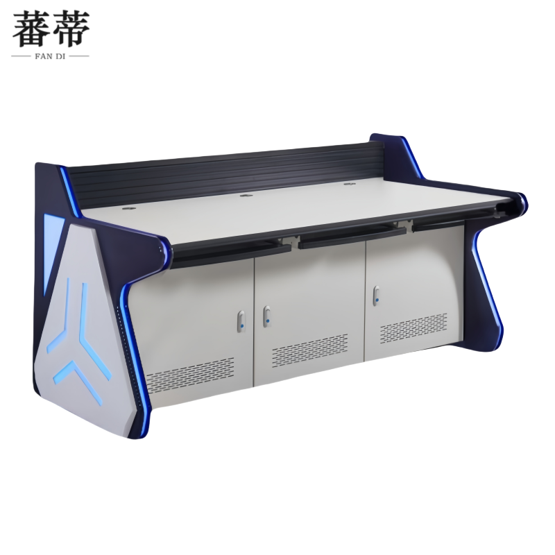 蕃蒂电脑桌三联台高清大图