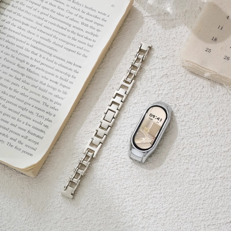 新品适用于华为手环11表带band11Pro时尚V形金属精品腕带官方同款运动智能手表11Pro创意高级女生手链式配件高清大图