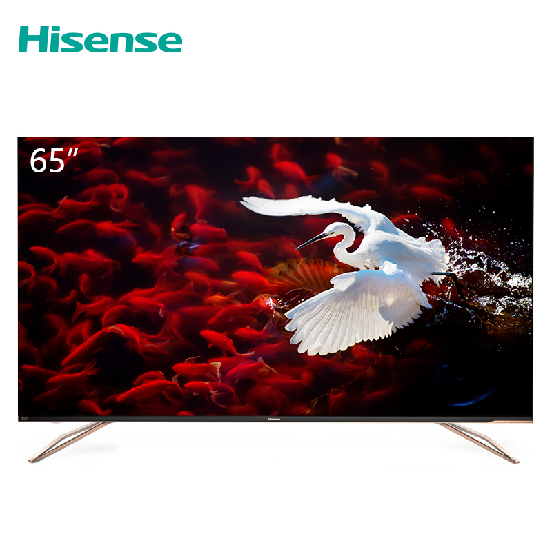 海信(Hisense)H65E7A 65英寸 4K超高清 HDR 超薄无边全面屏 智慧语音 人工智能液晶平板电视机