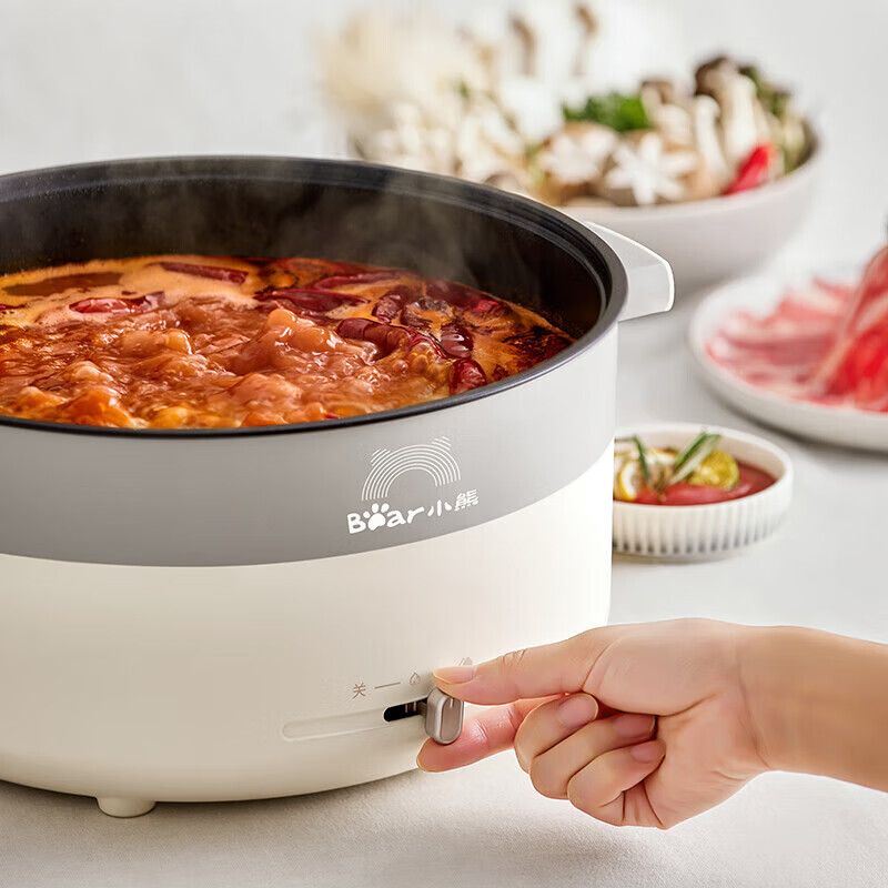 小熊(bear) DHG-H60D7多用途锅电煮锅 多功能锅 家用电热锅火锅高清大图