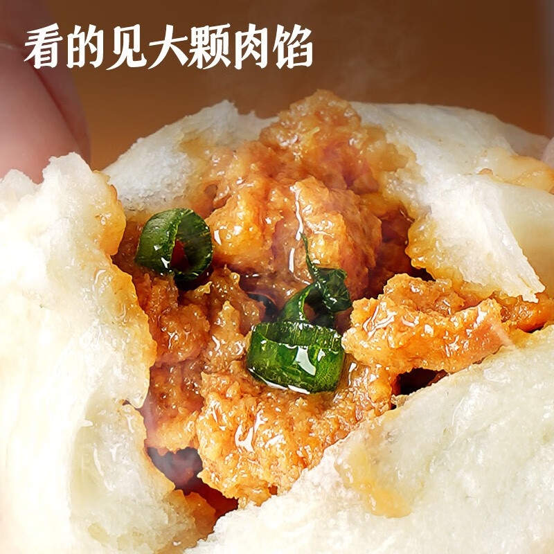 大希地 嵊州珍馐集老面鲜肉小笼包125g*4袋约20个 手工包子 速食早餐