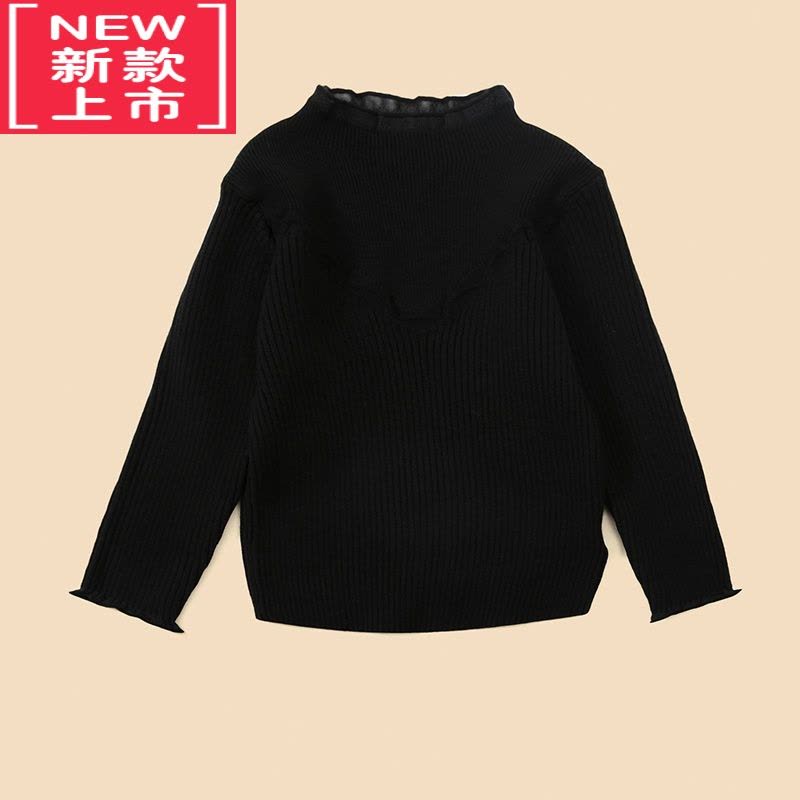 可莉允女童秋冬装套头毛衣2022新款女大童女孩秋韩版针织衫儿童加厚冬装图片