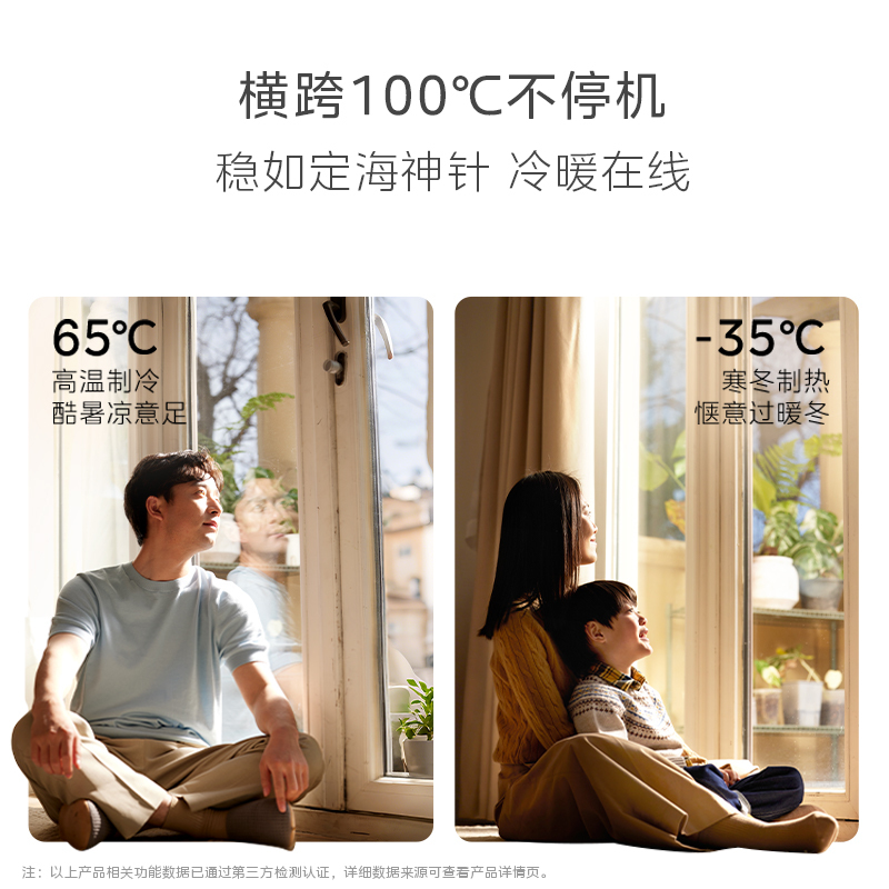 美的(Midea)空调全面风3匹家用挂机一级能效变频冷暖大客厅卧室工厂房办公室商铺用官方正品KFR-65GW/N8QM1高清大图