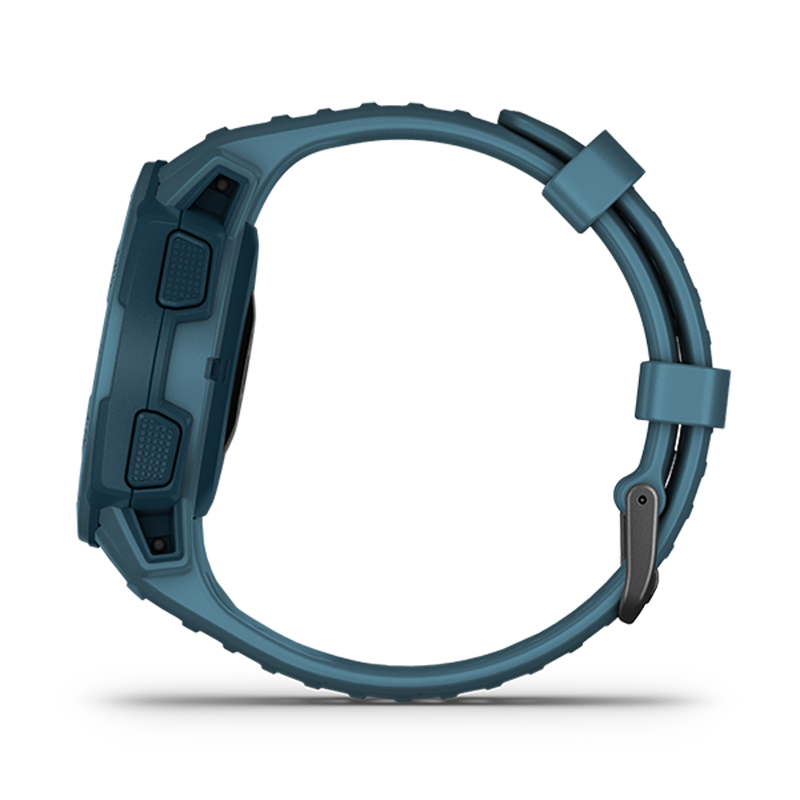 Garmin佳明instinct本能 户外冒险GPS多功能户外智能运动训练心率功能手表(湖滨蓝)