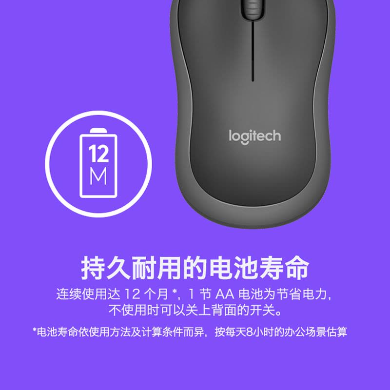 罗技(Logitech)M187P无线鼠标图片