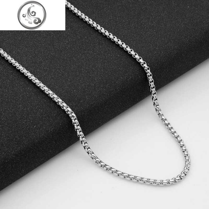 配链2.5毫米粗506070cm长男女款通用钛钢项链80毛衣链锁骨链_528 长50cm