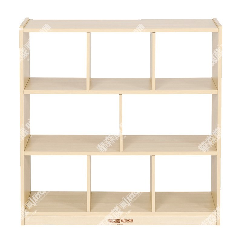 华森葳儿童家具 新哈佛8格中空柜