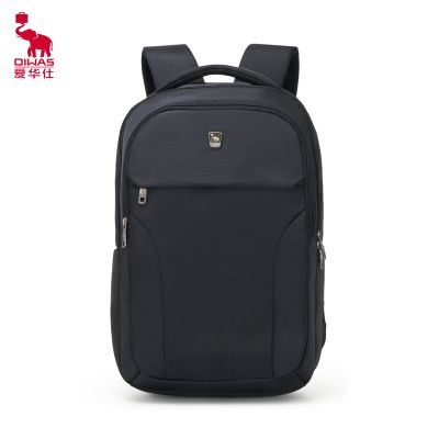 爱华仕(OIWAS)商务电脑包大容量休闲背包 OCB4699A(黑色)