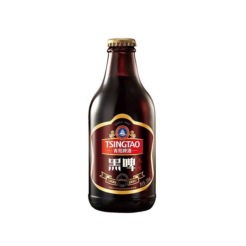 青岛啤酒 枣味黑啤12度296ml*8瓶