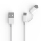 ZMI（紫米）USB数据线Type-C＆MicroUSB二合一数据线（黑）