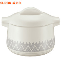 苏泊尔(SUPOR) TB30E1陶瓷砂锅 盖无双新陶养生 3.0L 深汤煲 沙锅 石锅 明火燃气灶专用