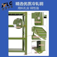 金菲罗格军绿色钢制重型仓储货架器材置物架W2000*D500*H2000承重500KG