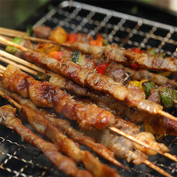 【中华特色】包头馆 福尼斯正宗内蒙古羊肉串 烧烤食材半成品 羔羊后腿大肉串20串装360g 华北