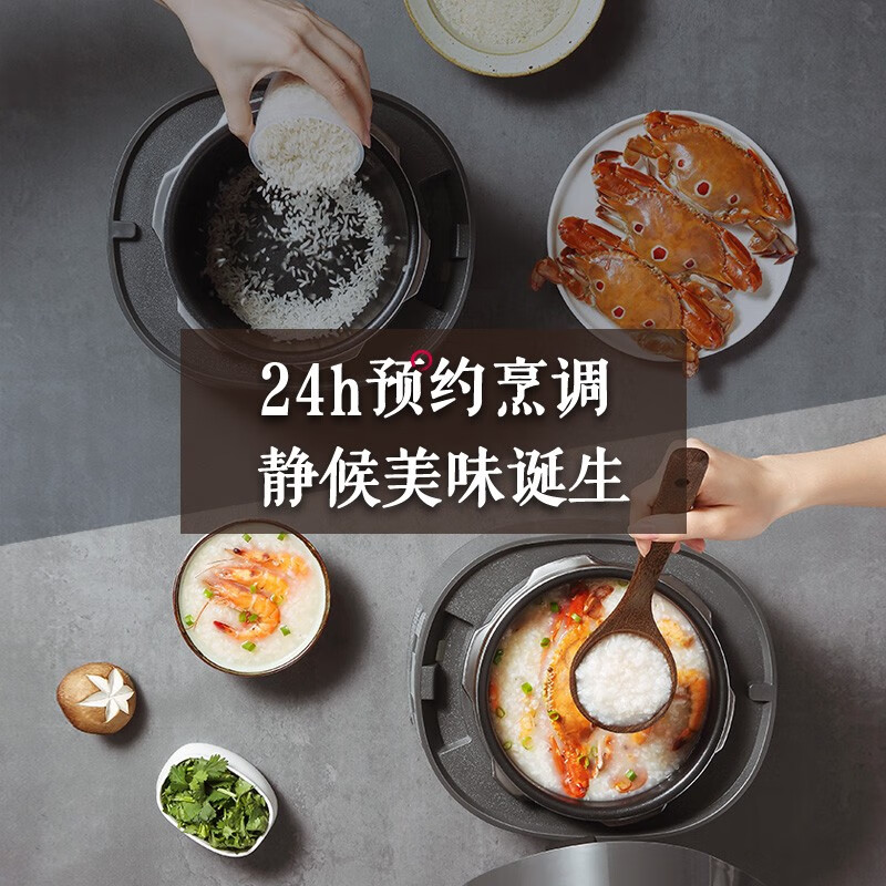 松下(Panasonic) 电压力锅SR-PB201-H智能家用2L迷你多功能松下电饭煲可预约压力煲高清大图
