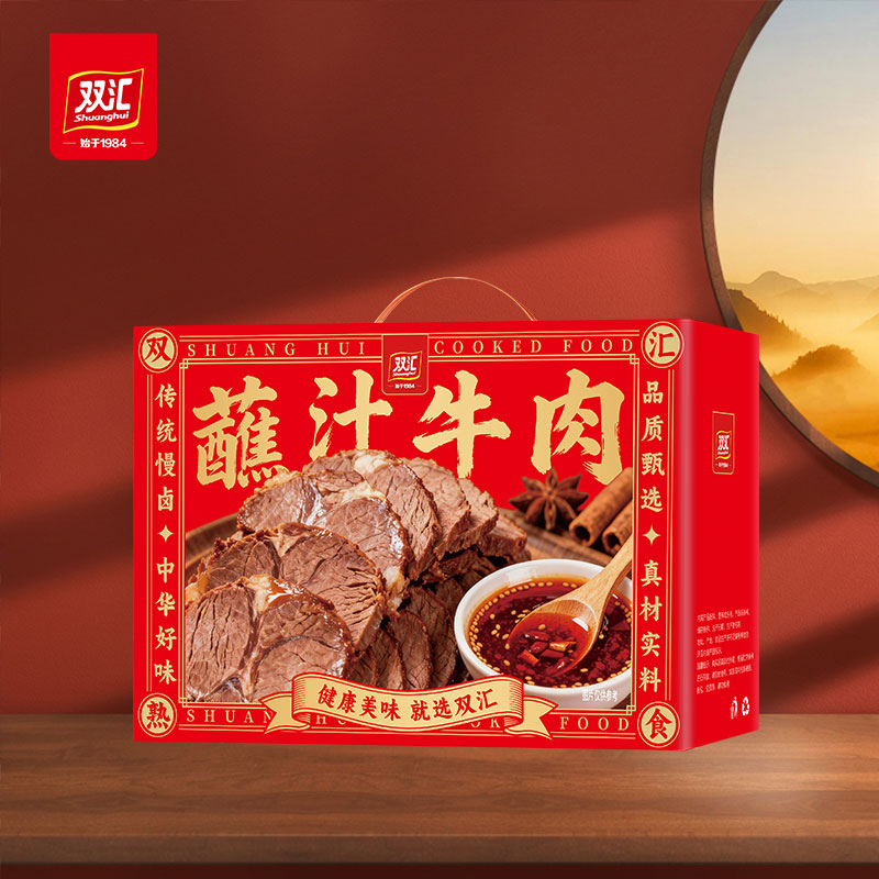 双汇熟食.酱卤牛肉香辣烤肉排1080g高清大图